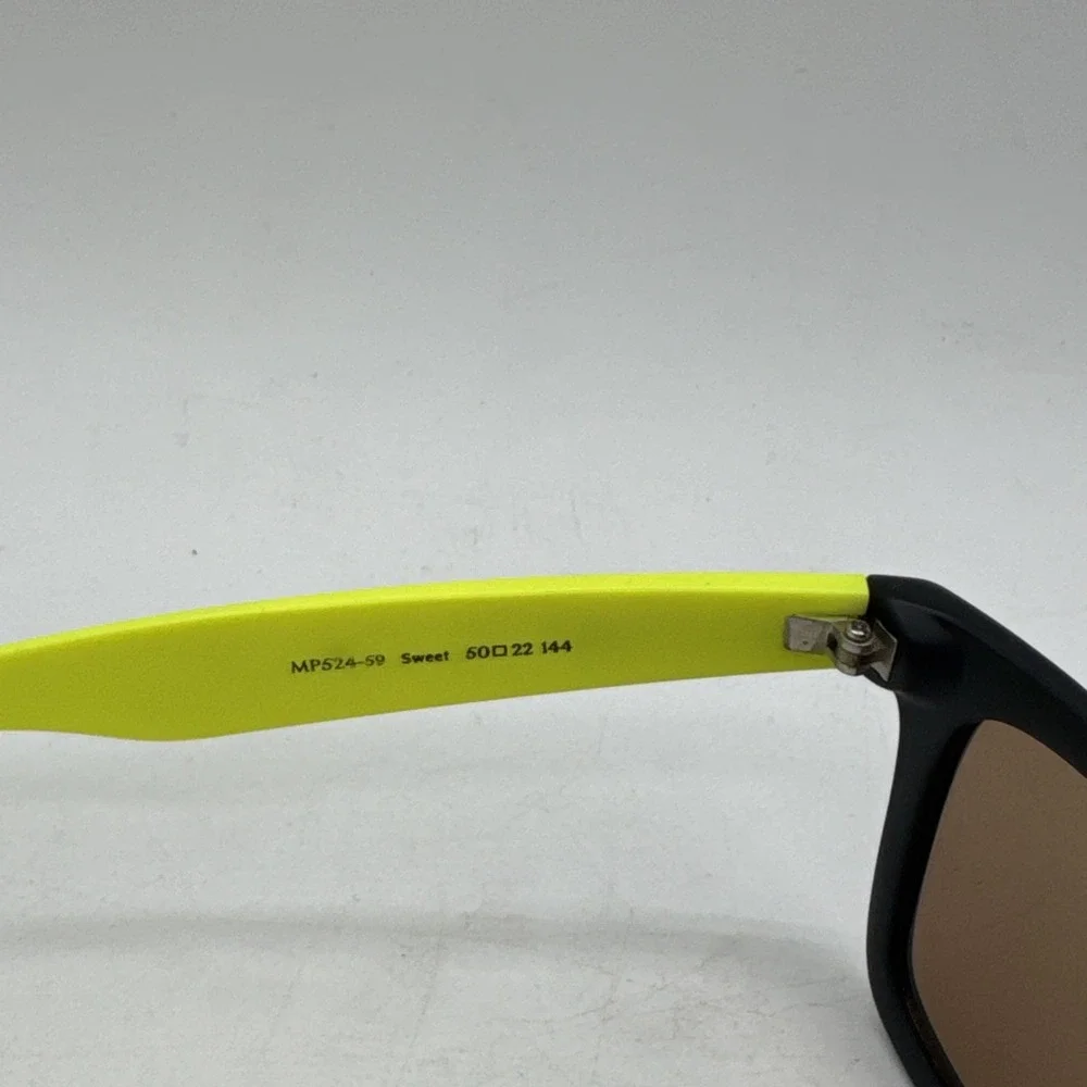Peppers Longpointe Polarized Lens Sunglasses MP524-59 Yellow Black 50[]22 144